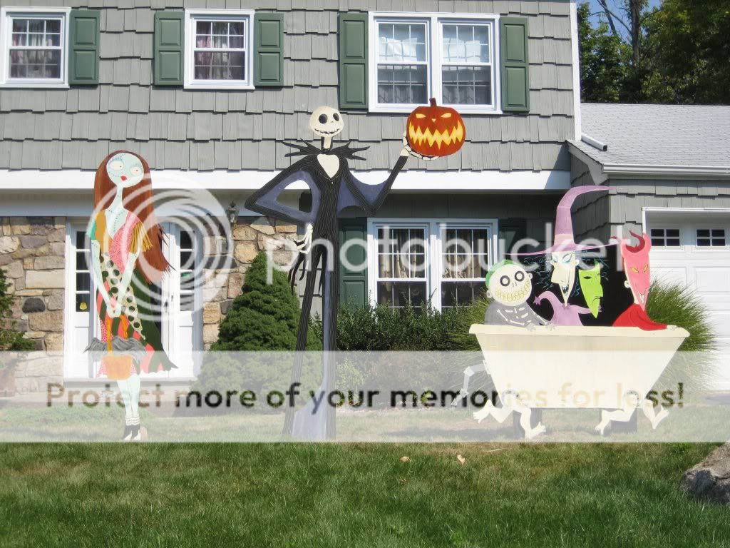 The Nightmare Before Christmas Lawn Decorations Day Photo by bradyurk
