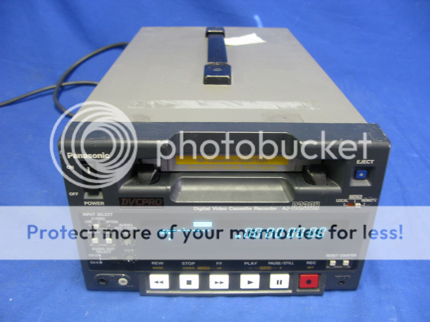 Panasonic AJD230 DVC Pro Player/Recorder w/ 292 tape AS IS eBay